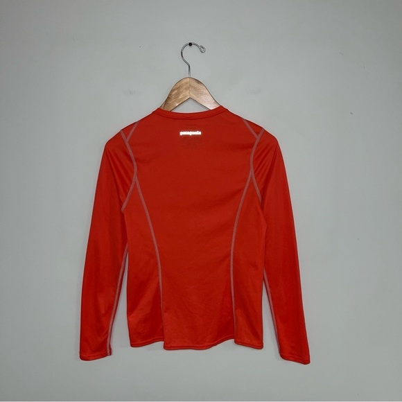 Patagonia Fore Runner Shirt Women's‎ Size XS Orange Long Sleeve  Lightweight - Picture 6 of 9